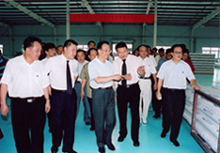 國務院總理溫家寶視察金德工業(yè)園